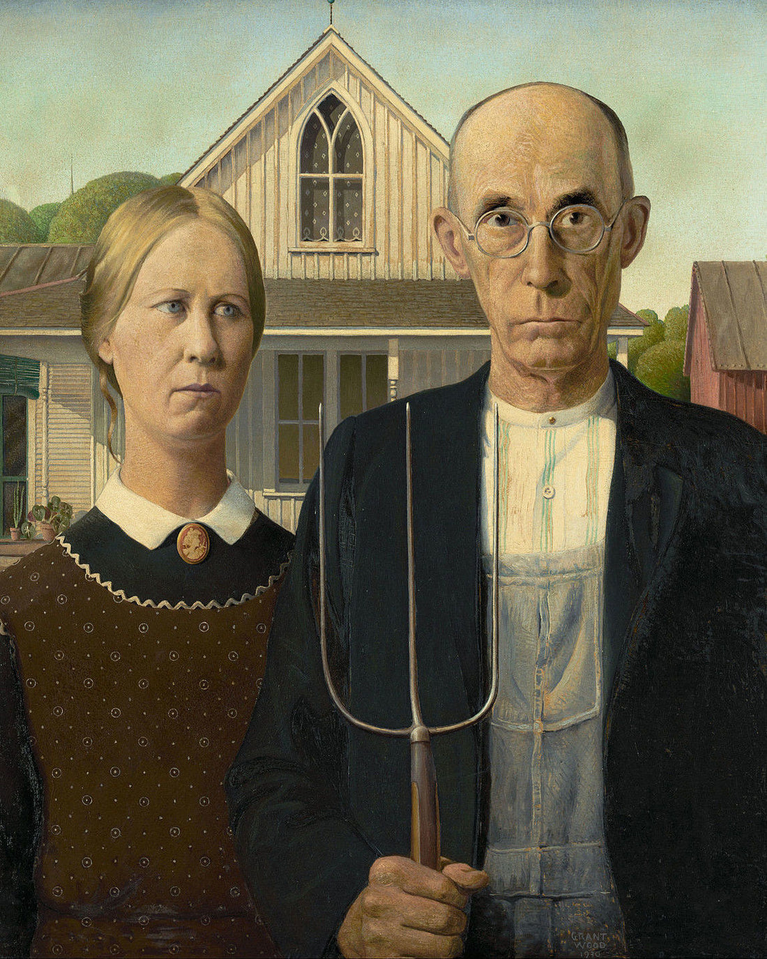 Comparing the Sizes for a Couples Portrait: Using Grant Wood's American Gothic