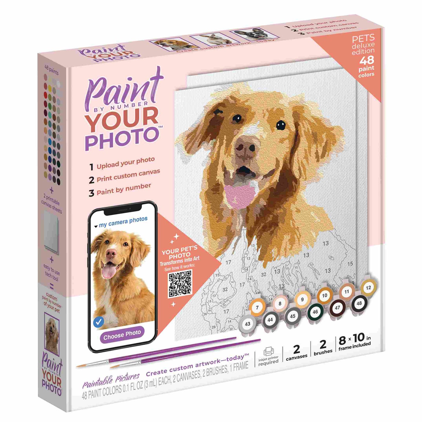 Paintable Pictures Paint Your Photo Pets Edition