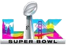 Super Bowl LX logo from a previous Paintable Pictures paint-by-number mural project
