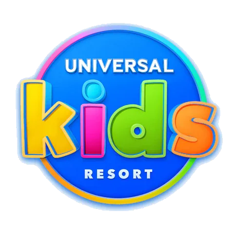 Universal Kids Resort logo from a previous Paintable Pictures paint-by-number mural project